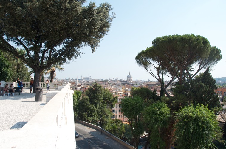 Vista da Villa Borghese